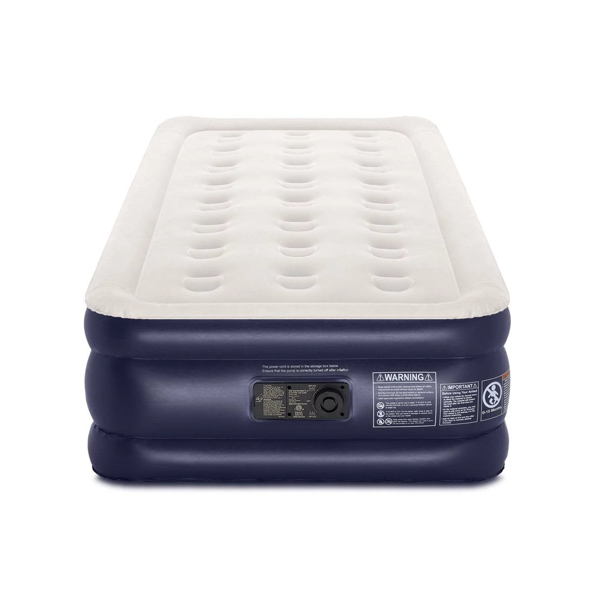 18 Inch Queen Air Mattress with Built in Pump L878