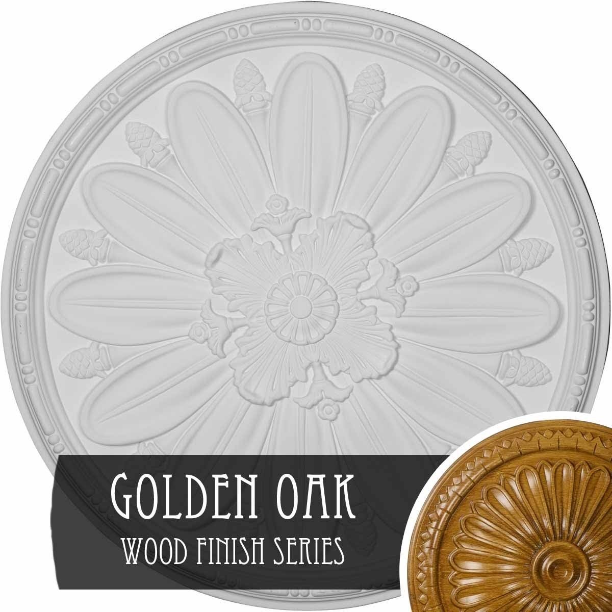 Golden Oak Ceiling Medallion J86966