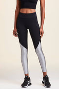 Black Silver Ankle Tight Y80083