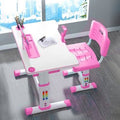 Height Adjustable Kids Desk and Chair Set with Storage Drawer T356013