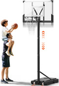Portable Basketball Hoop with Wheels Height Adjustable E1998