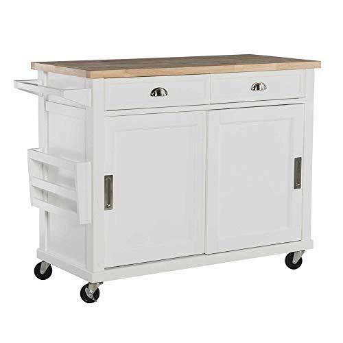 White Kitchen Cart C480129