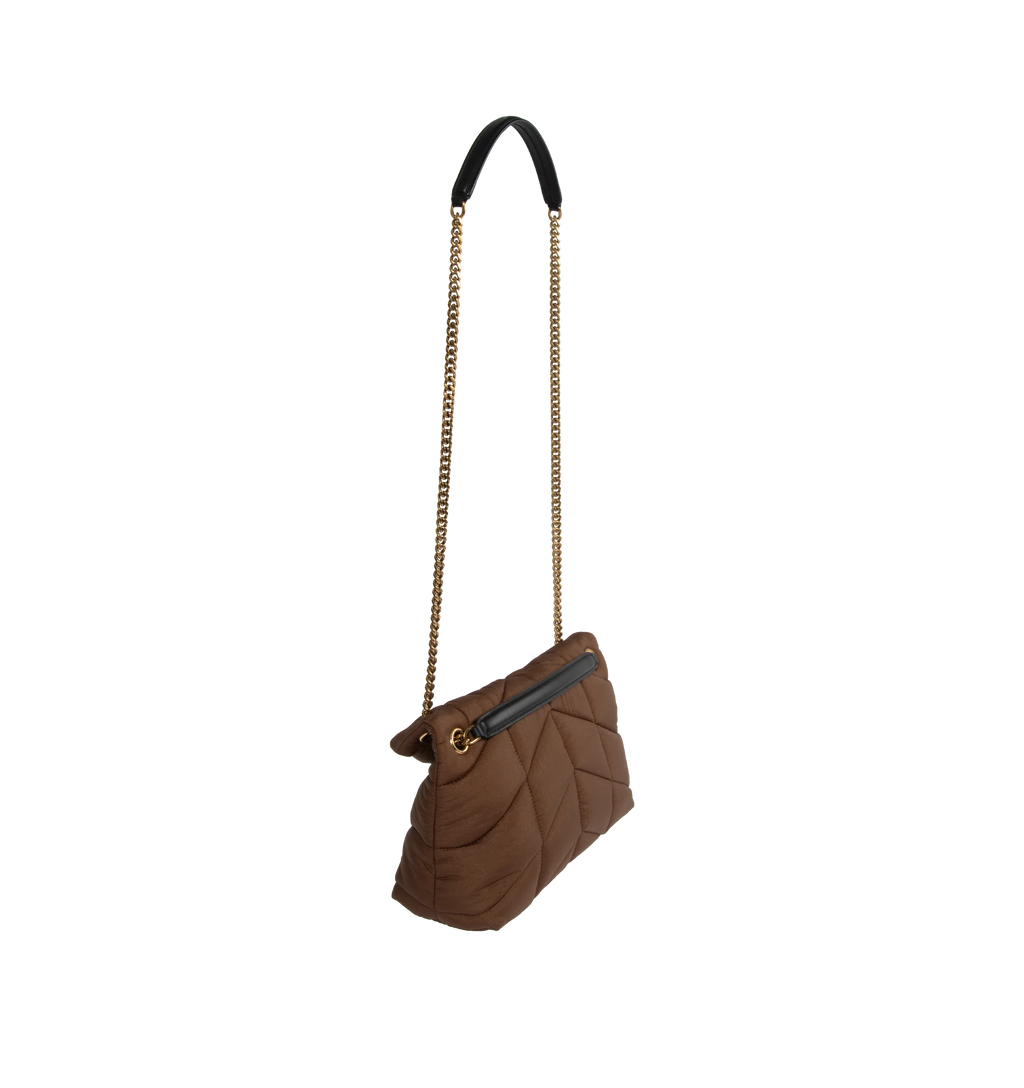 Small Nylon and Leather Bag B479268