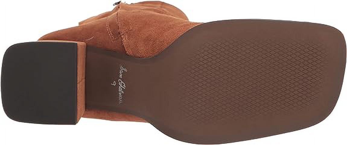 Frontier Brown Leather Block Heel Boots W566443