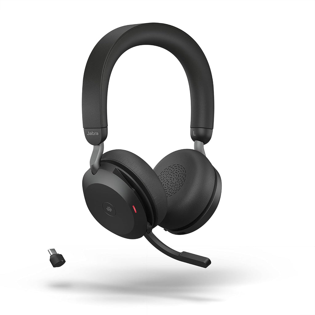 Black Wireless Headset with Active Noise Cancelling Q33566