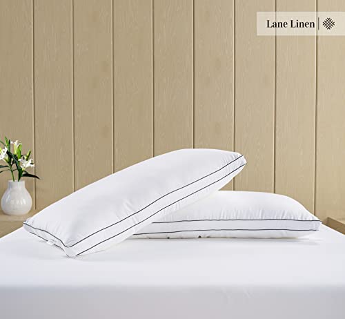 King Size Set of 2 White Down Alternative Pillows T73451