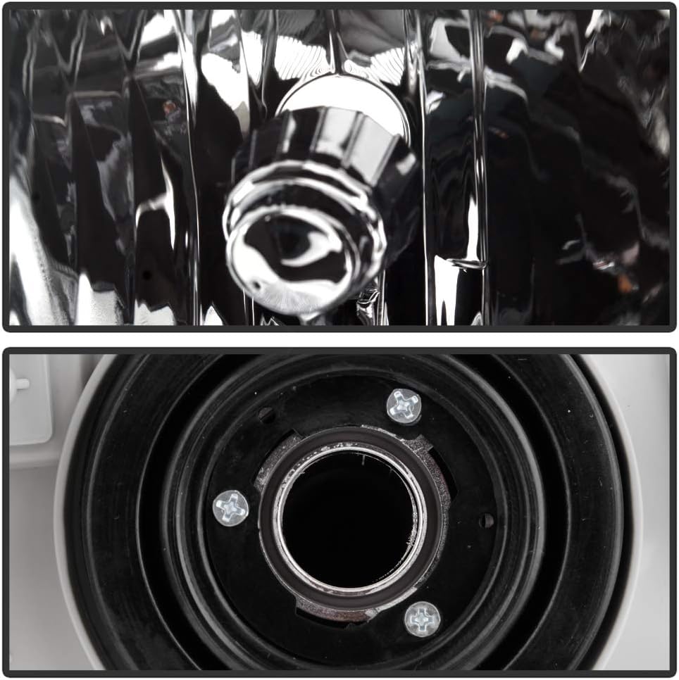 Black Replacement Headlights Driver + Passenger Side E3892