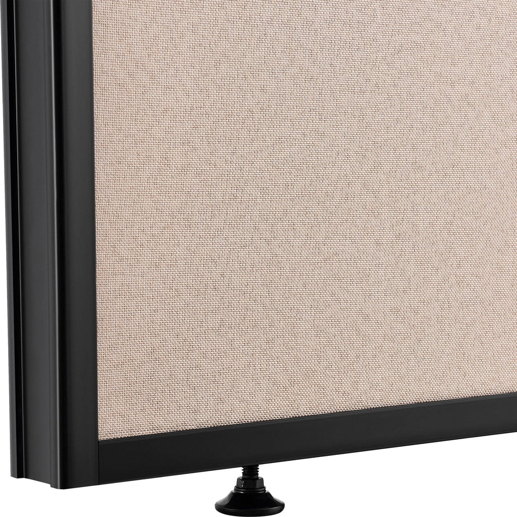 60-1/4"W x 60"H Tan Office Partition Panel H7562