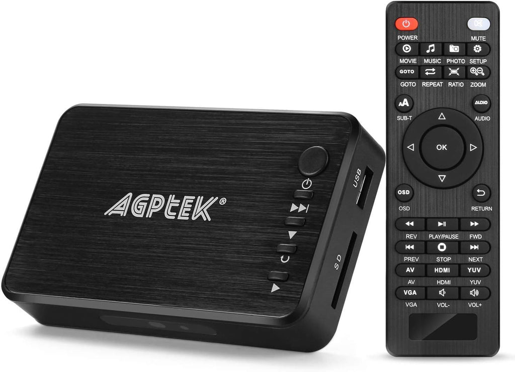 1080P Media Player with HDMI Output and Remote Control X8915