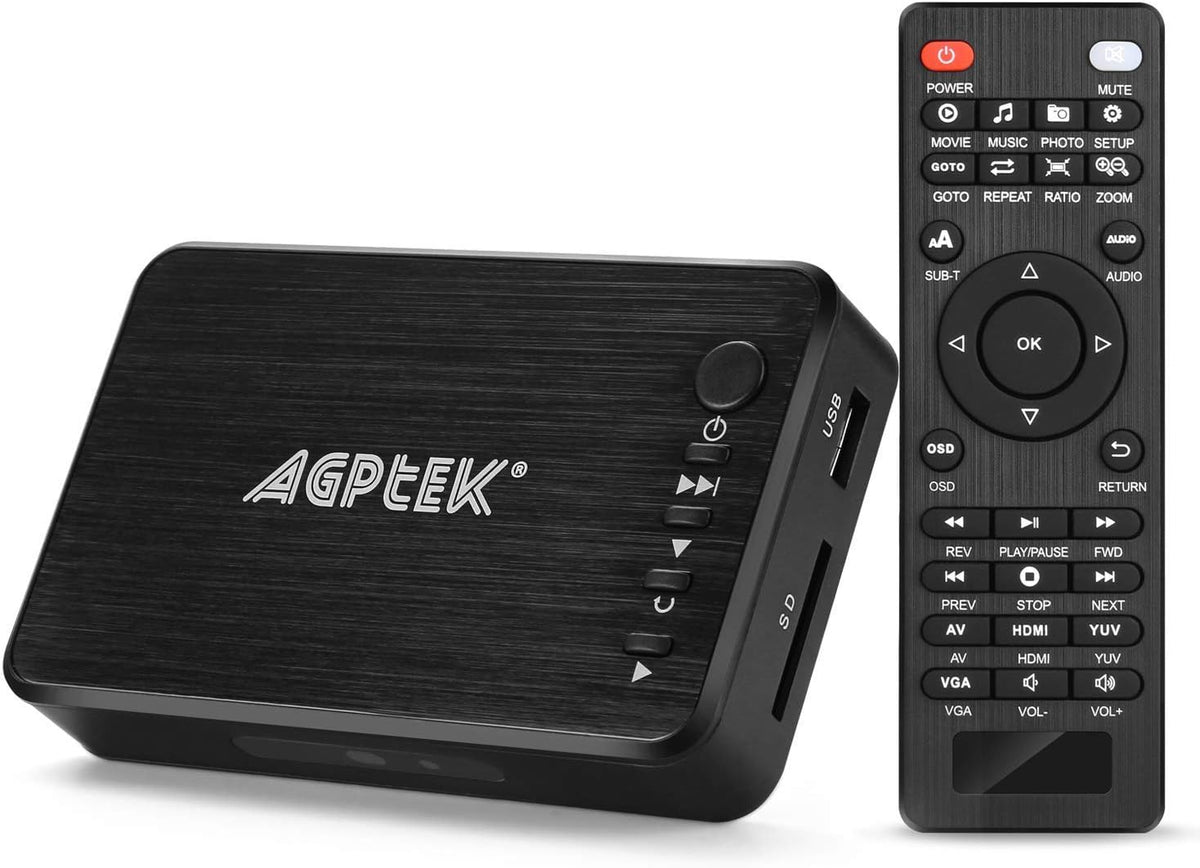 1080P Media Player with HDMI Output and Remote Control X8915