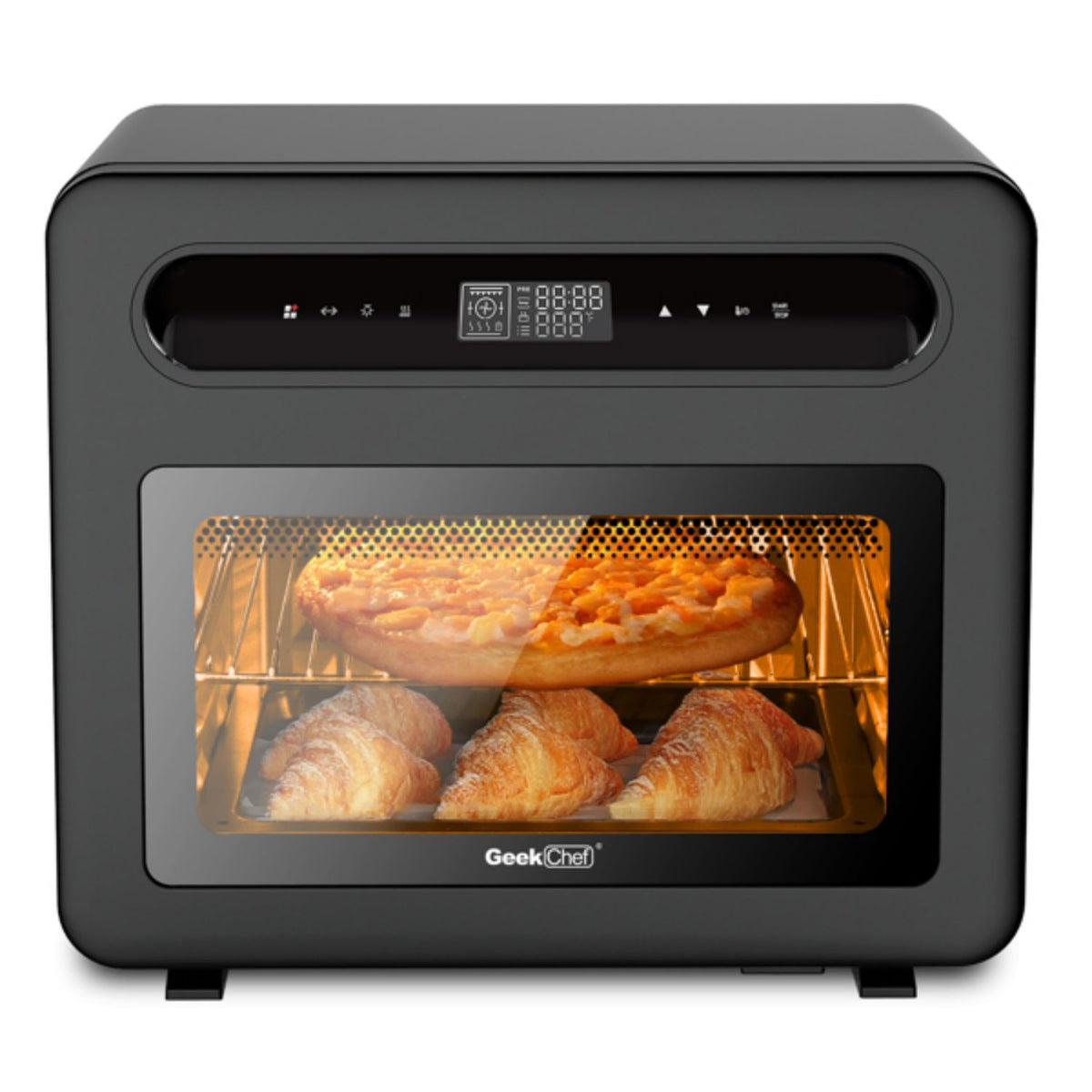26-Quart Black Stainless Steel Steam Convection Oven O9533
