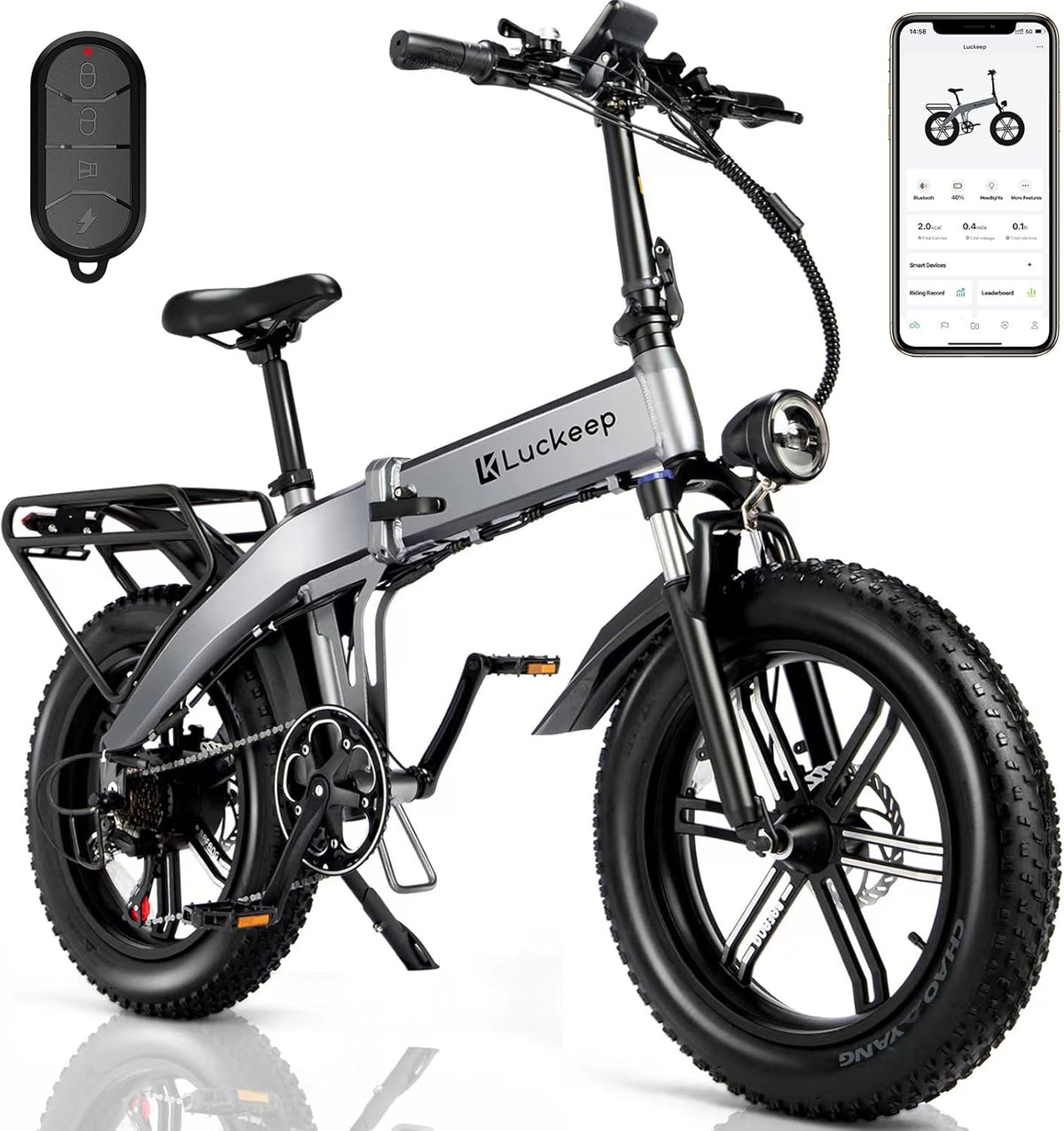 20" Fat Tire Folding Electric Bike W385660