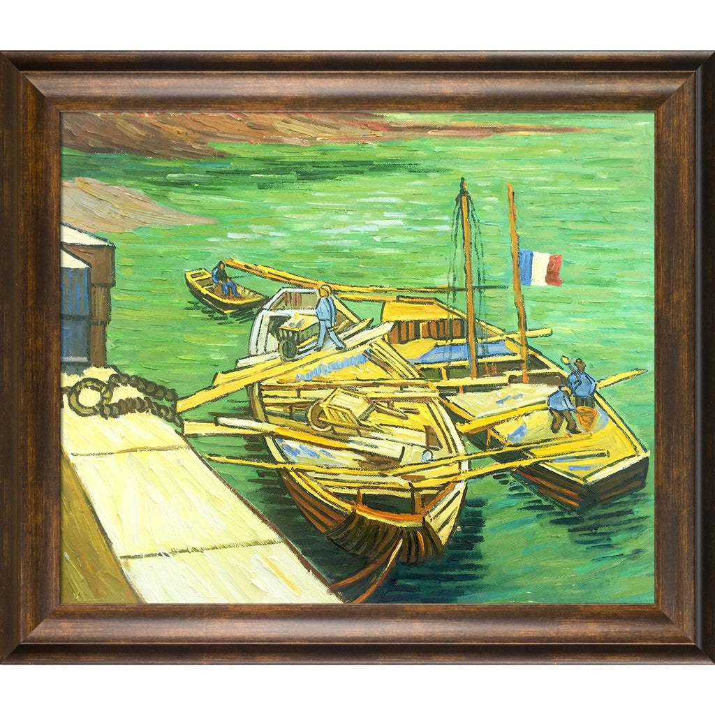 Framed Hand Painted Oil on Canvas U462