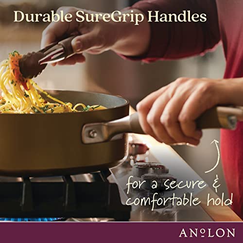 Hard-Anodized Nonstick 5 Qt. Dutch Oven & 10" Everything Pan Lid, Bronze J77197