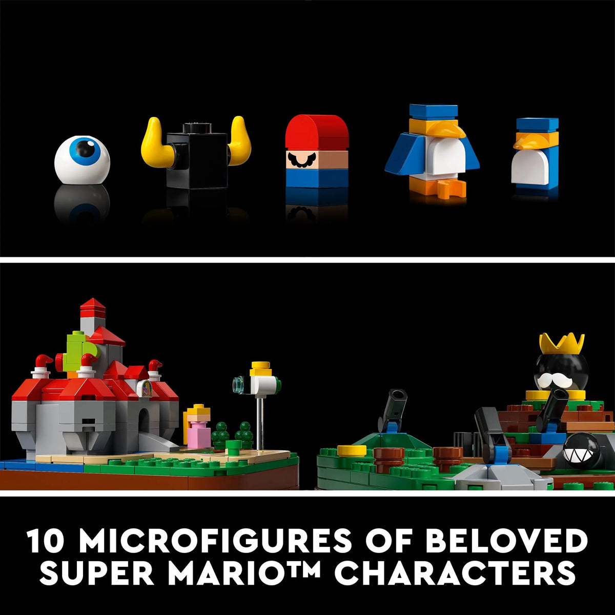 LEGO Super Mario 64 Question Mark Block 3D Model Set with Micro Figures B9912