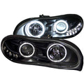 Black Projector Headlights with Halo H853