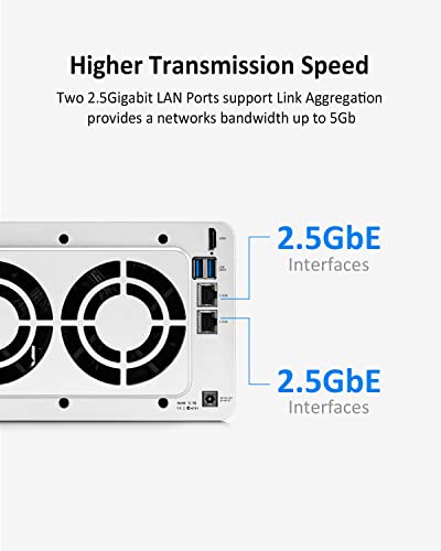 4-Bay NAS Network Storage Server with 2.5GbE Port U284464