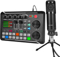 Audio Interface with DJ Mixer and Sound Card Microphone N149