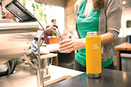 Wide Double Wall Vacuum Insulated Stainless Steel Coffee Mug with Leak Proof Café Cap H94814