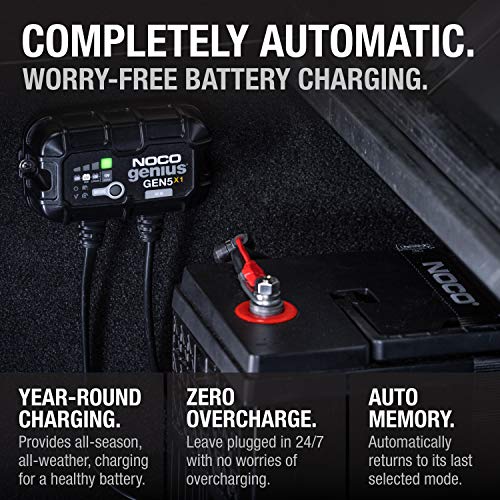 1-Bank 5A 12V Waterproof Marine Battery Charger K38205