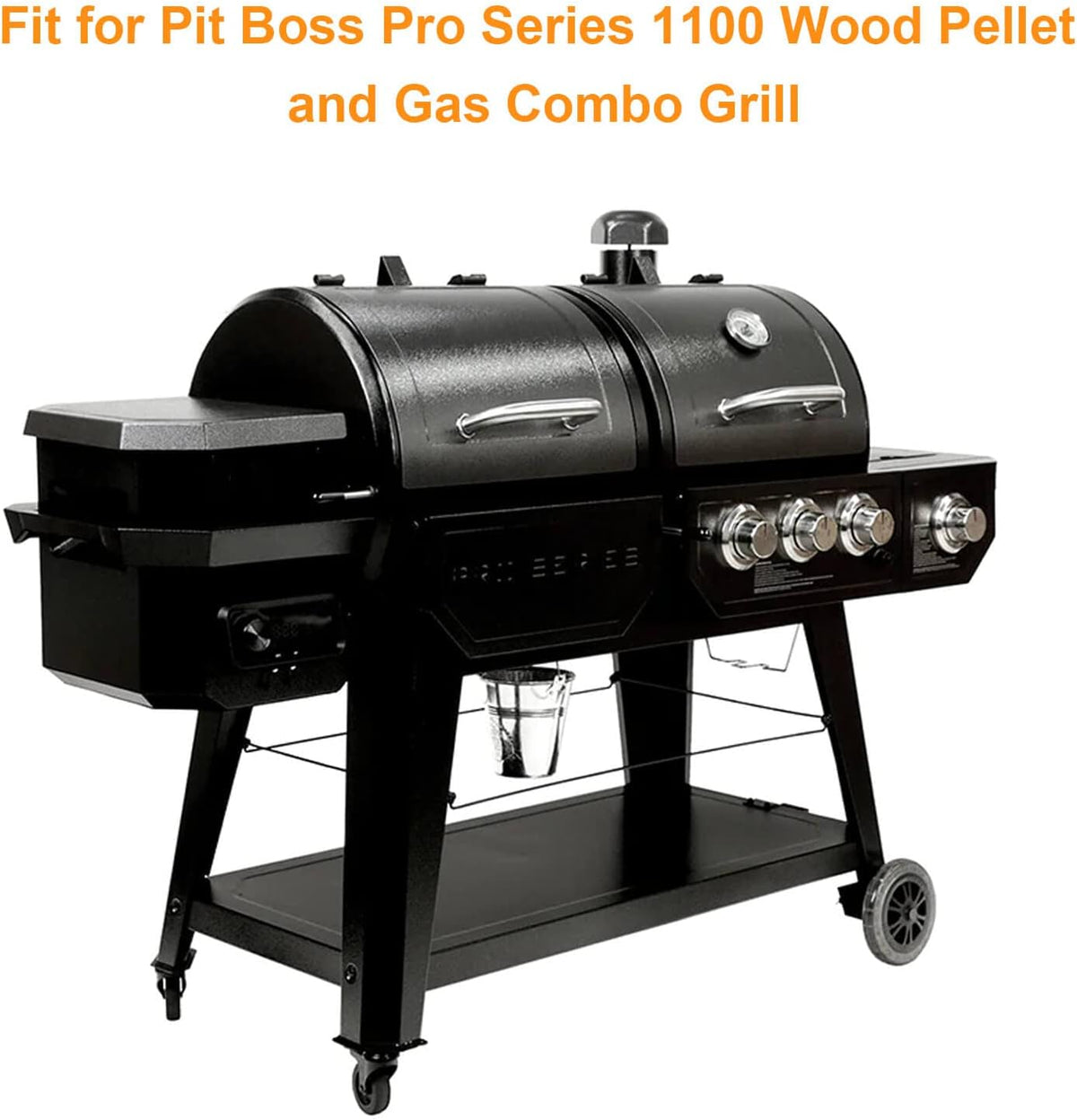 Stainless Steel Grill Burner with Porcelain-Enameled Heat Plate L463
