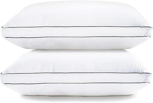 King Size Set of 2 White Down Alternative Pillows T73451