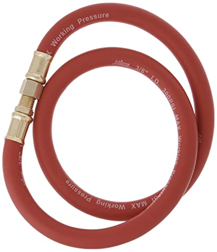 Steel Dual Arm Air Hose Reel (1/2" x 50 ft.) and Air Leader Hose (1/2" x 6 ft.) C513085