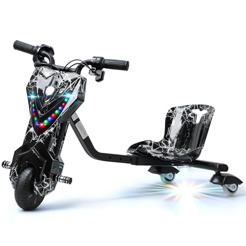 Electric Drift Trike with Adjustable Seat Big Wheel 3-Wheel Scooter A831