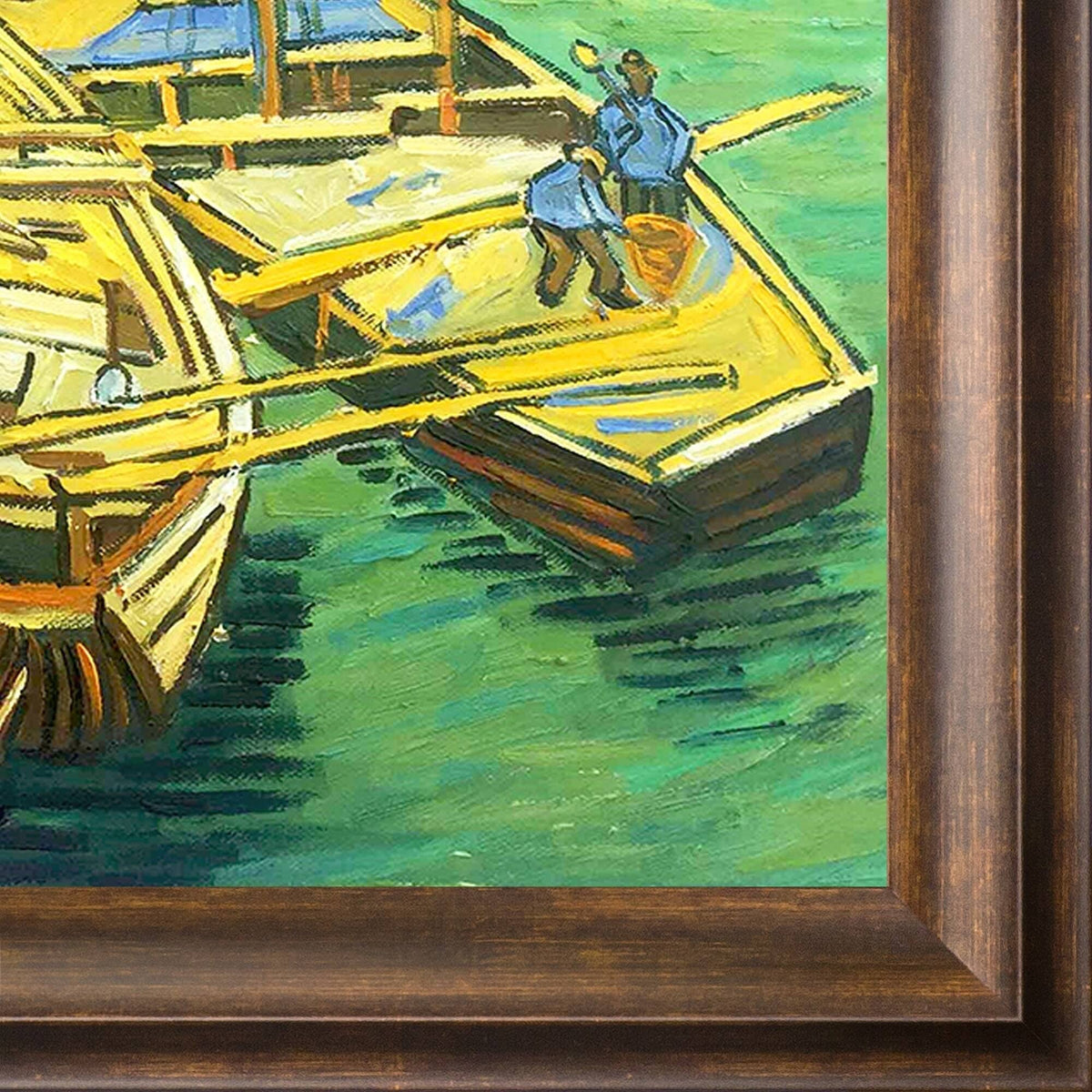 Framed Hand Painted Oil on Canvas U462