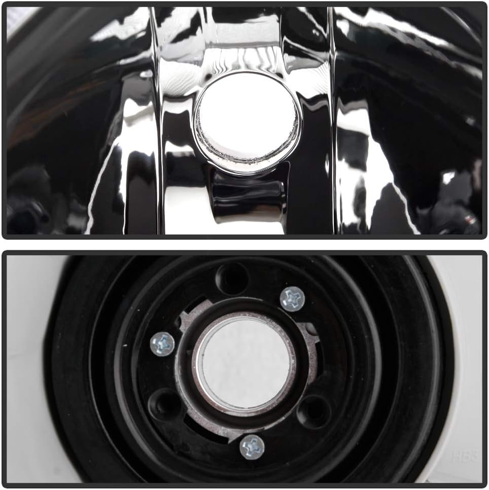 Black Replacement Headlights Driver + Passenger Side E3892