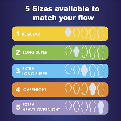 20 Count Heavy Overnight Maxi Pads with Wings W466