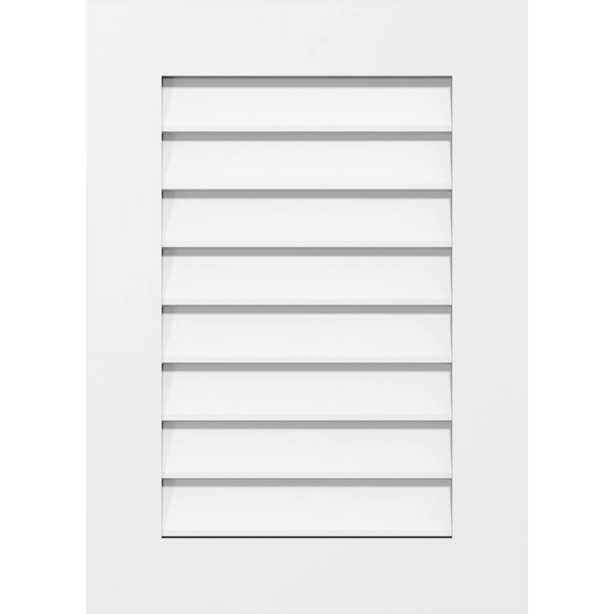 Vertical Surface Mount PVC Gable Vent G449