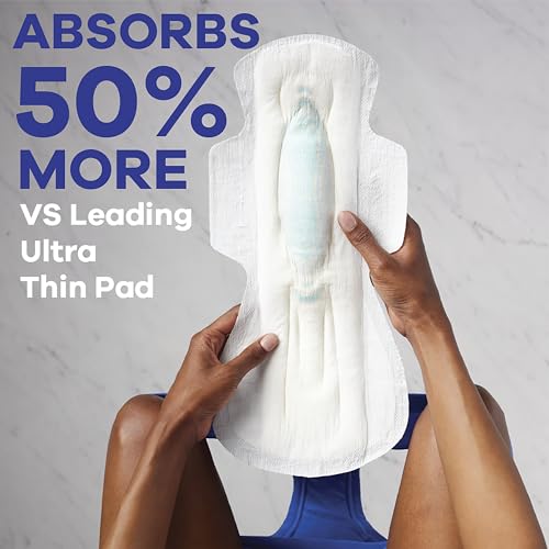 20 Count Heavy Overnight Maxi Pads with Wings W466