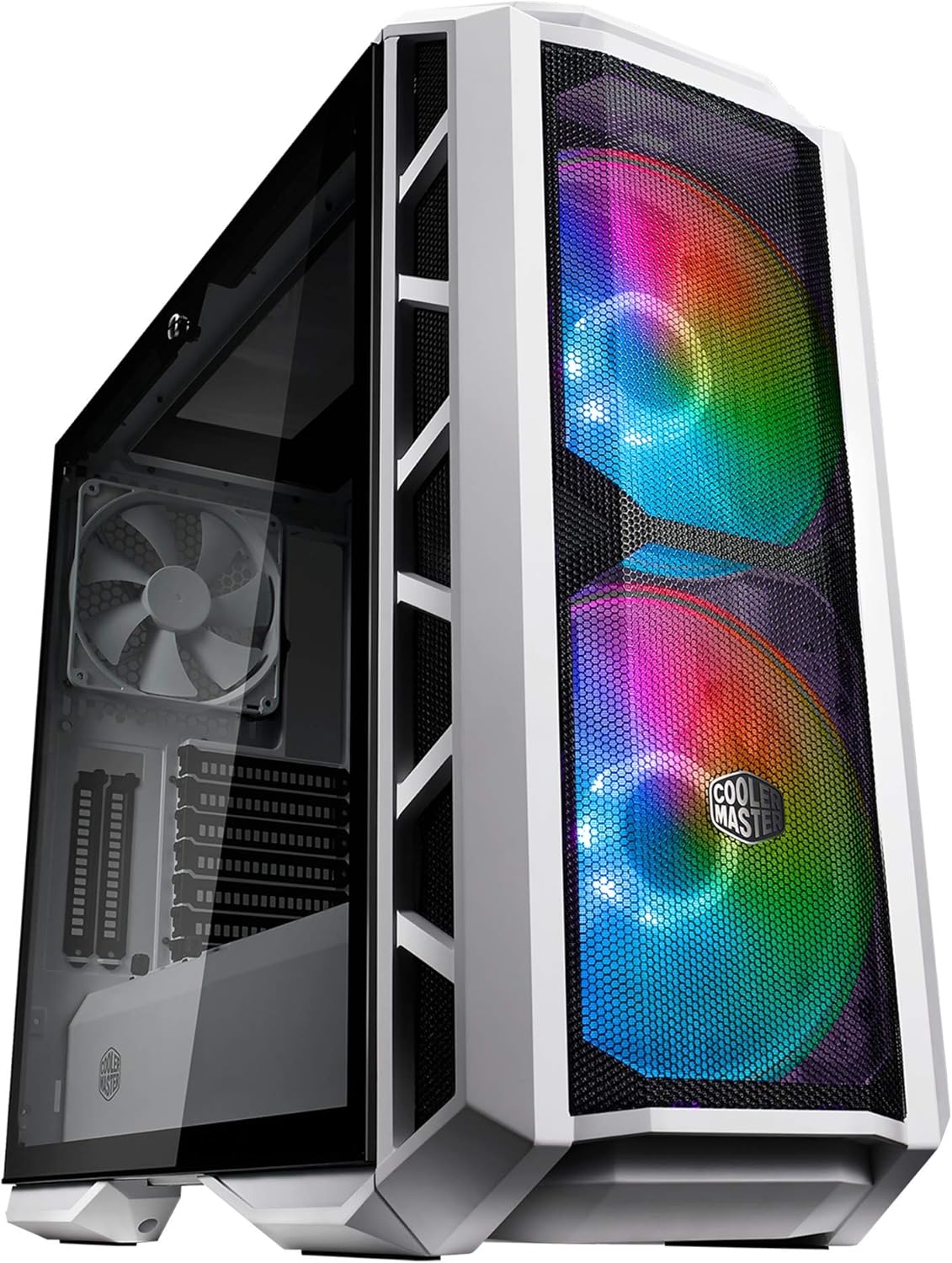ATX Mid-Tower with Dual 200mm ARGB Fans & Tempered Glass W440