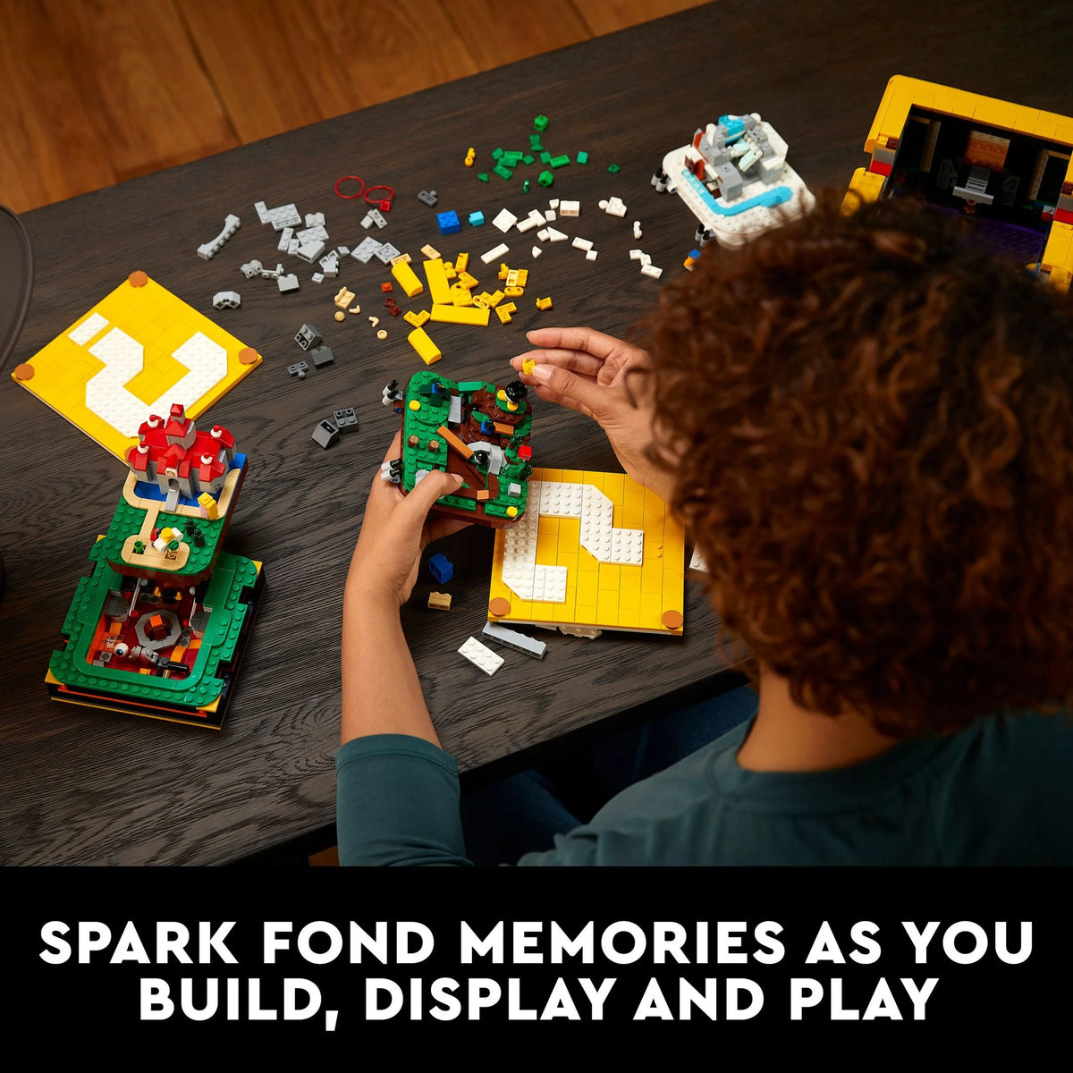 LEGO Super Mario 64 Question Mark Block 3D Model Set with Micro Figures B9912