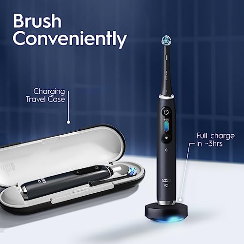 Black Onyx Electric Toothbrush with 3 Replacement Brush Heads B8253
