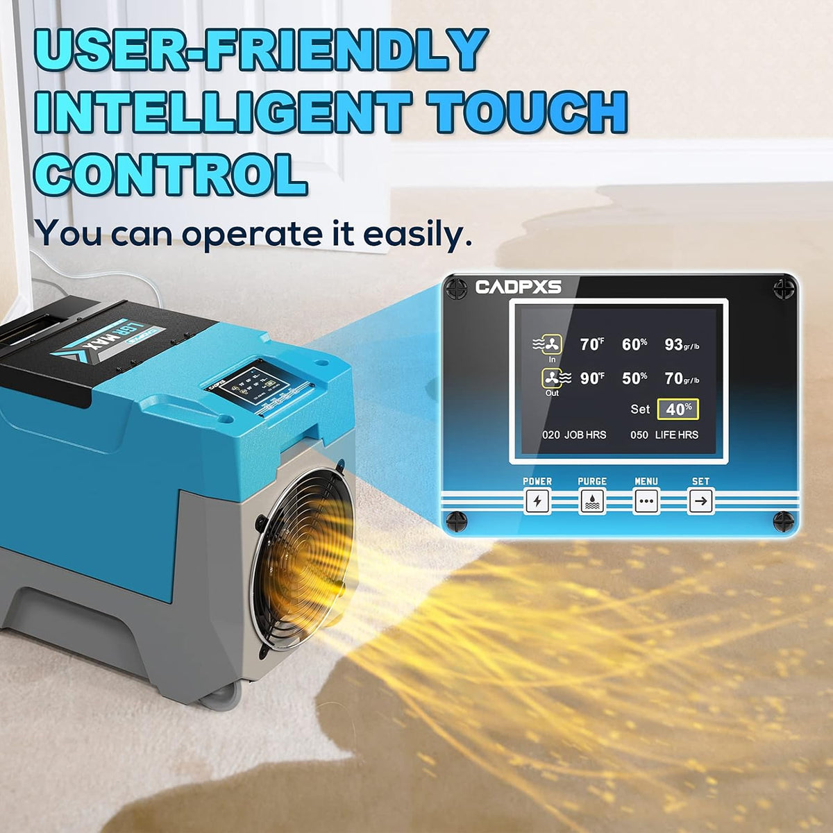 180PPD Commercial Dehumidifier with Pump C754