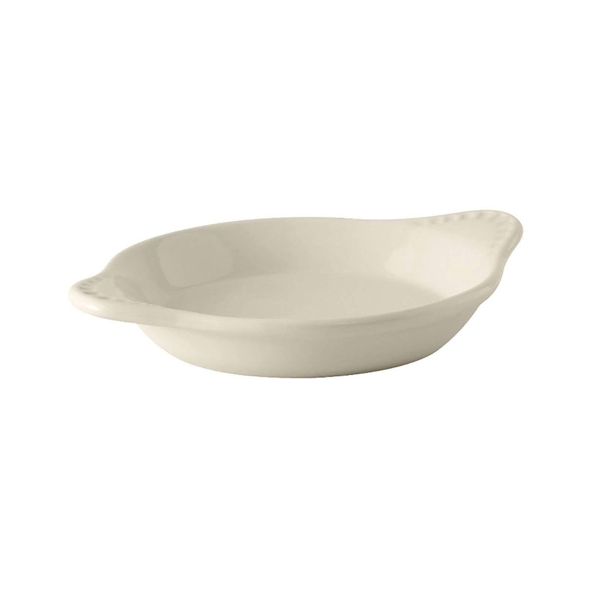 11 oz. Eggshell Round China Egg Dish - 12/Case G66551