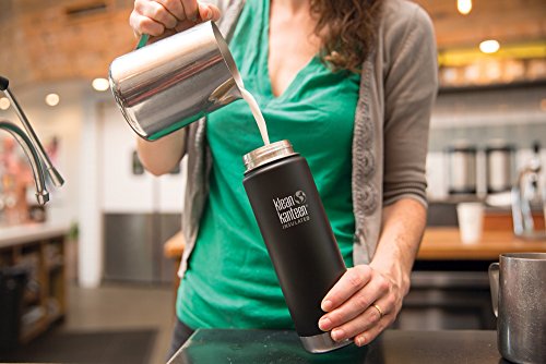 Wide Double Wall Vacuum Insulated Stainless Steel Coffee Mug with Leak Proof Café Cap H94814