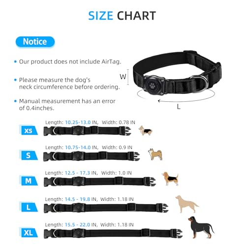 IP68 Waterproof Reflective Padded Dog Collar (M, Hotpink) R2280