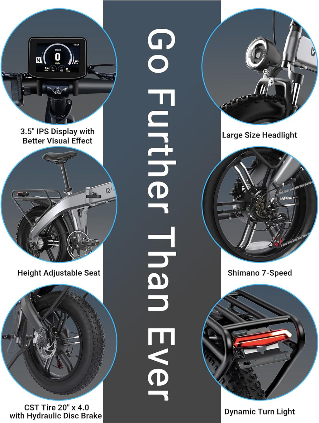 20" Fat Tire Folding Electric Bike W385660