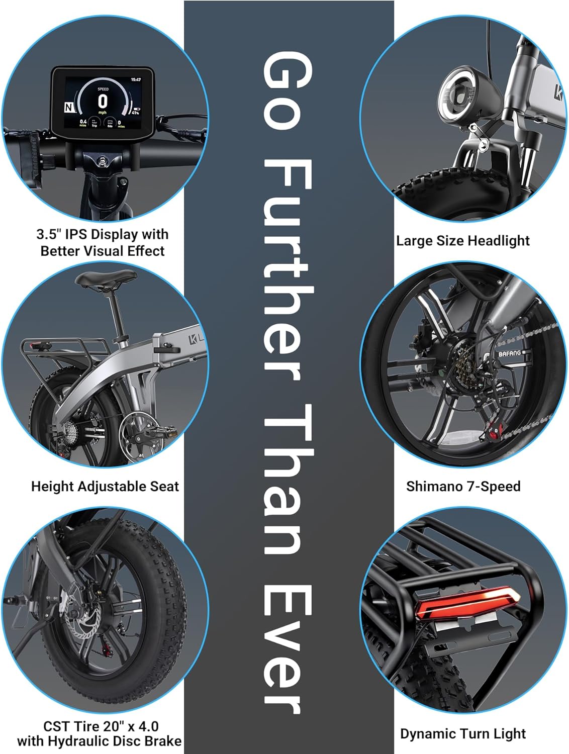 20" Fat Tire Folding Electric Bike W385660