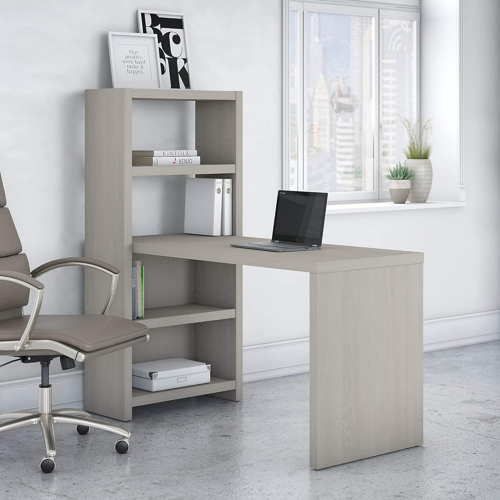 Gray Sand Bookcase Desk F67212
