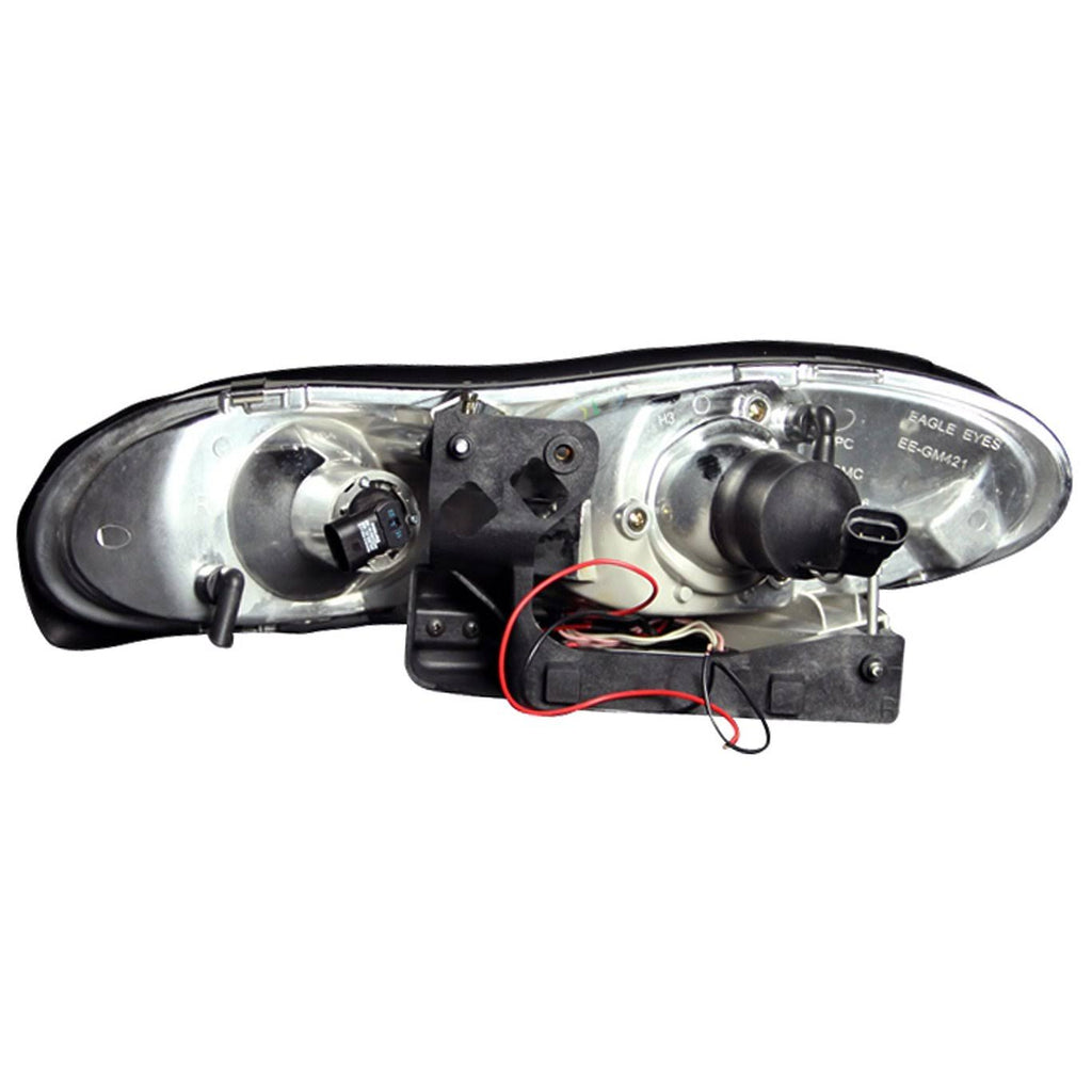 Black Projector Headlights with Halo H853
