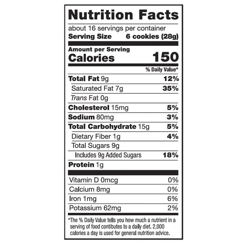 16 oz Toasted Coconut Cookie Thins N8870