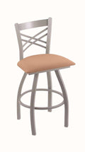 Anodized Nickel Swivel Stool G3244