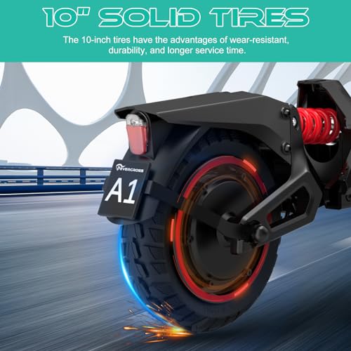 800W Electric Scooter with 10'' Honeycomb Solid Tires Y4113