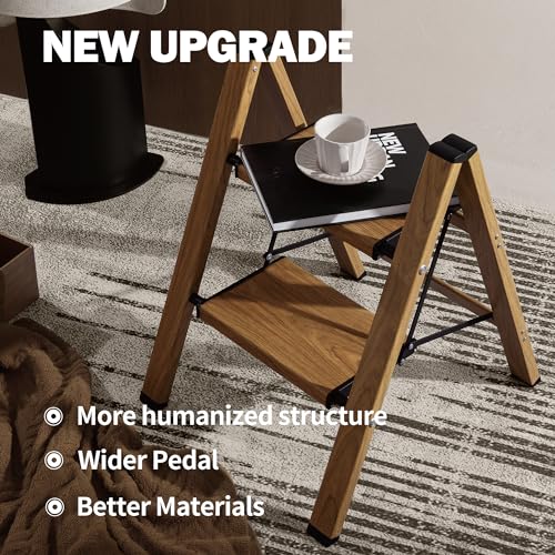 Gold Aluminum 3 Step Folding Stool X51979