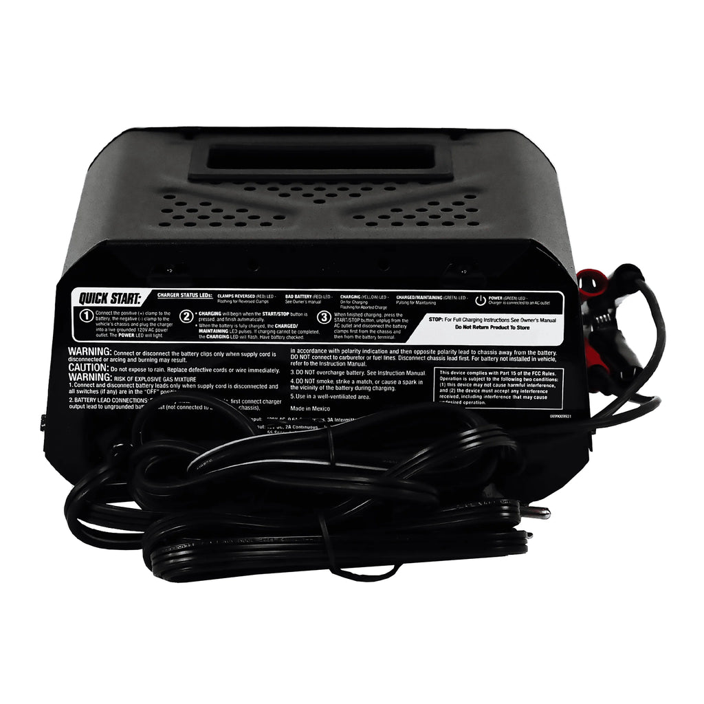 10-Amp 12V Fully Automatic Battery Charger and Maintainer D359