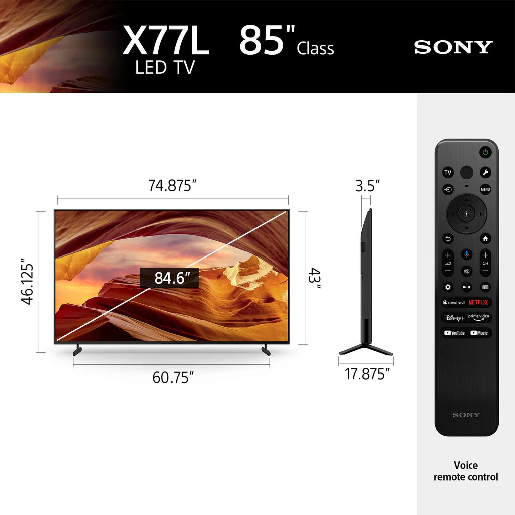 85” 4K Ultra HD LED Smart Google TV Q289